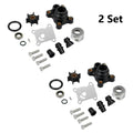 Set of 2 Water Pump Impeller Kit for Johnson Evinrude (9.9-15HP) 394711