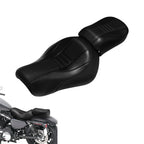 Black Driver Rider Passenger Seat for Harley Iron 883 XL883N (2016–2022)