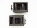 Inner Door Handle Pair for Nissan Navara D21 Pickup (1997-2001) Brown Interior