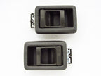 Inner Door Handle Pair for Nissan Navara D21 Pickup (1997-2001) Brown Interior