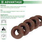 Oil Seal FKM Rubber 15x30x10mm for Various Models (5 Pcs)