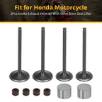 Intake Exhaust Valves Lifter Tappet Bucket Seals for Honda CRF250R CRF250X (2004–2017)