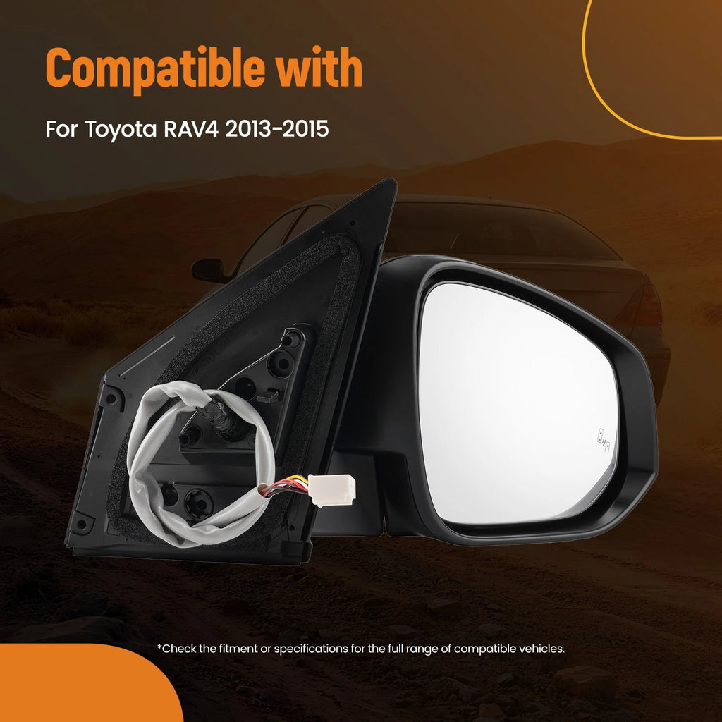 Right Side Mirror for Toyota RAV4 (2013–2015) 879100R090C0 Power Fold