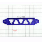 Blue Aluminum Battery Tie Down Mount Bracket Kit for Auto (220MM/190MM)