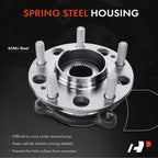2X Rear Wheel Hub & Bearing Assembly for Hyundai Genesis (2009–2014)