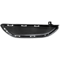 Replacement Black Gloss Polypropylene Front Passenger Lower Bumper Cover Grille