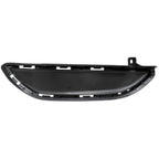Replacement Black Gloss Polypropylene Front Passenger Lower Bumper Cover Grille