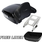 Trunk Backrest Pad Mount Rack for Harley Touring Road Glide (2014–2026)