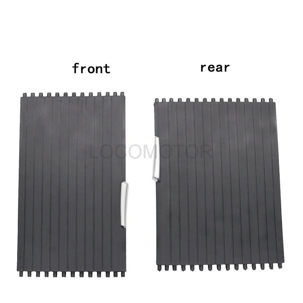 2X Console Cup Holder Roller Blind Cover Tray for BMW X5 X6 E70 E71 (2007–2014)