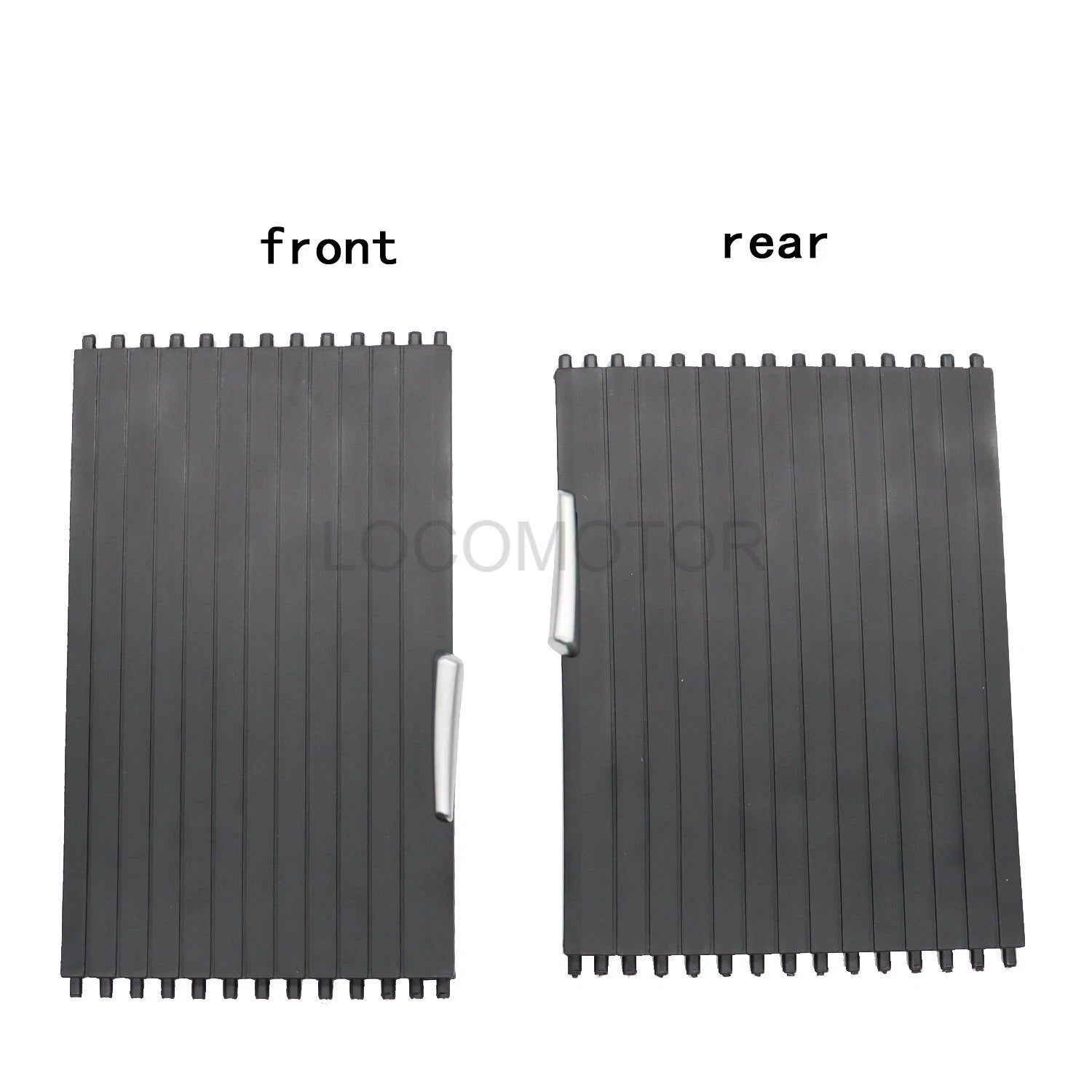 2X Console Cup Holder Roller Blind Cover Tray for BMW X5 X6 E70 E71 (2007–2014)