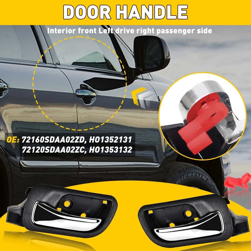 2X Interior Door Handle for Honda Accord (2003–2007)
