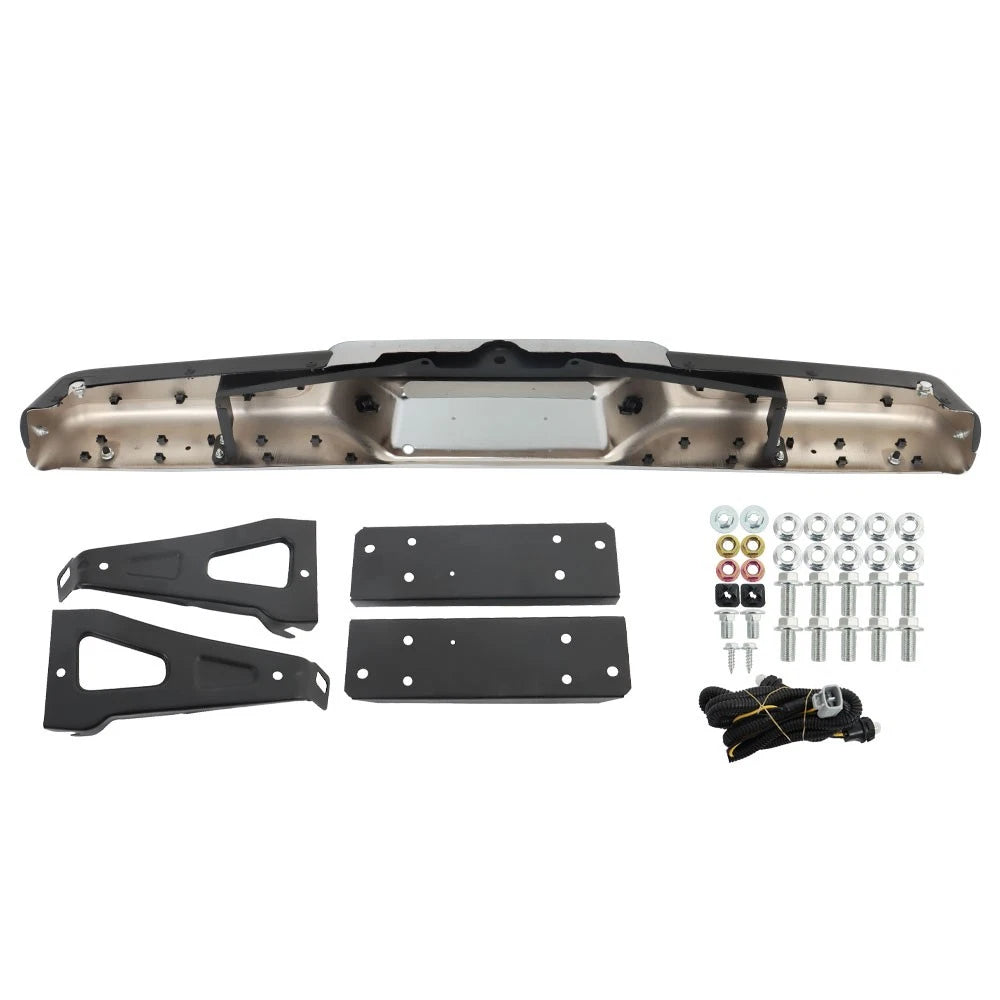 Chrome Steel Rear Step Bumper for Dakota (1997–2004)