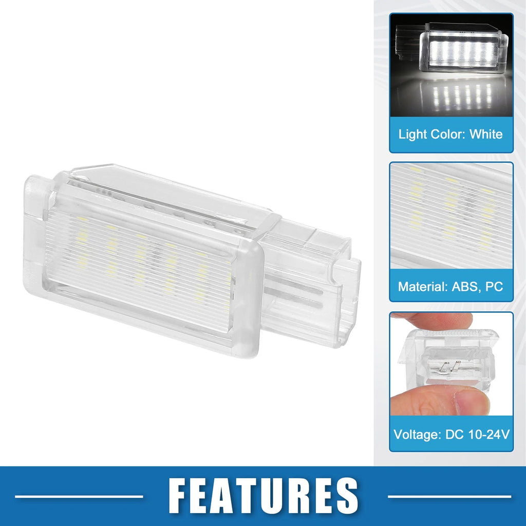 2 Pcs LED Door Courtesy Footwell Lamp No. 13503059/13503058 for Chevy Malibu (2013–2016)