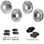 Disc Brake & Pad Kit for Hyundai Tucson (2010–2012) Ceramic Organic Pads