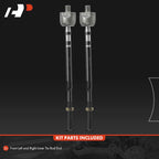 2X Inner Tie Rod End Kit for Chevrolet Metro Suzuki Swift (1998–2001)