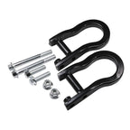 2Pcs Black Tow Hooks for Chevrolet GMC Silverado Sierra 1500 (2007–2019) 84072463
