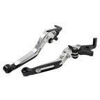Silver CNC Extendable Brake Clutch Levers for BMW R1200/1250GS (2013-2020)