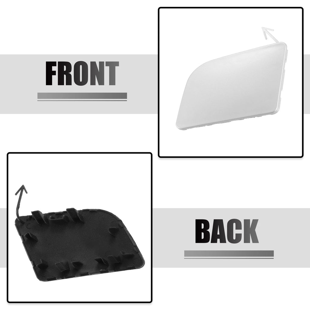 Tow Hook Cover for Nissan Sentra (2013–2019) - Silver Tone