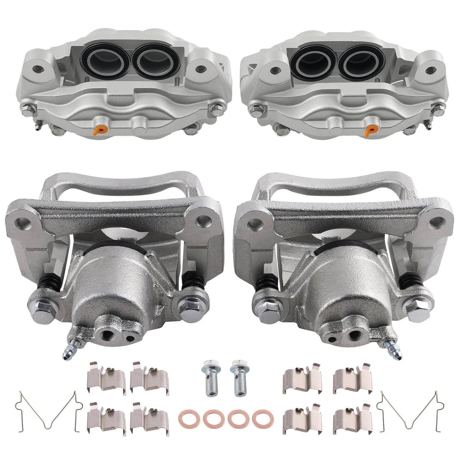 Set of 4 Brake Calipers for Toyota Sequoia Tundra (2007–2016)