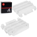 Pair White Radiator Louvers Guards for Kawasaki KX125 KX250 (1997–2005)