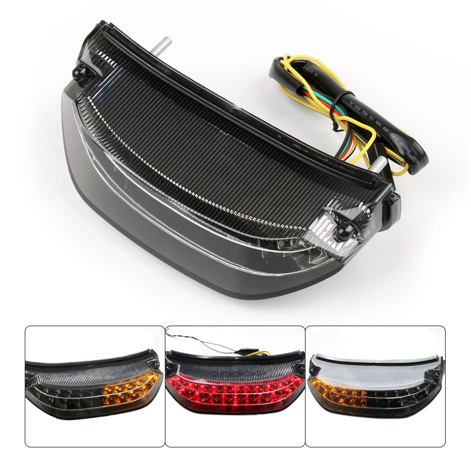 Integrated LED Tail Light Turn Signals for Honda CBR600RR (2013–2024) Smoke