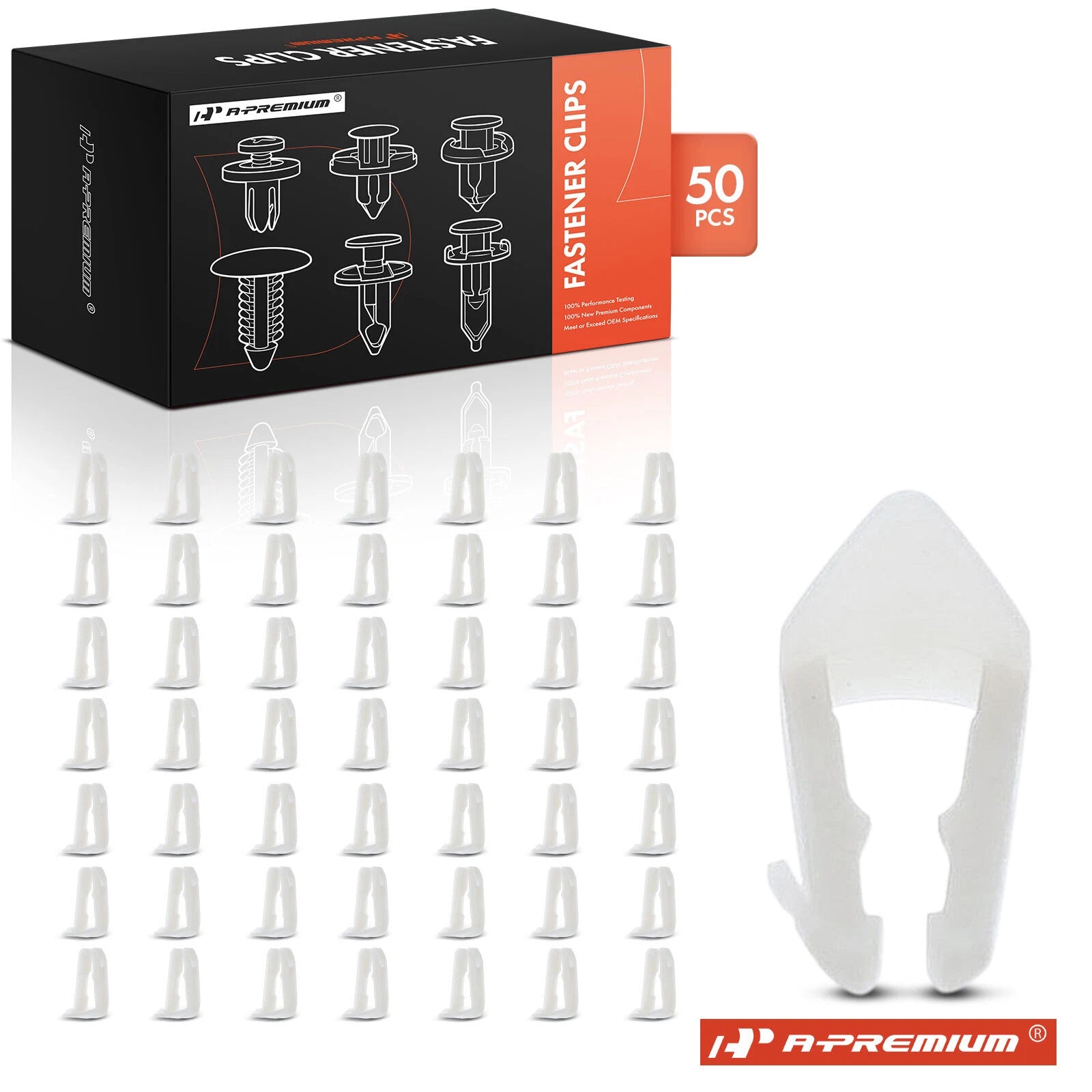 50x Nylon Fuel Line Retainer Clip for Ford F-150 F-250 (1997–2023)