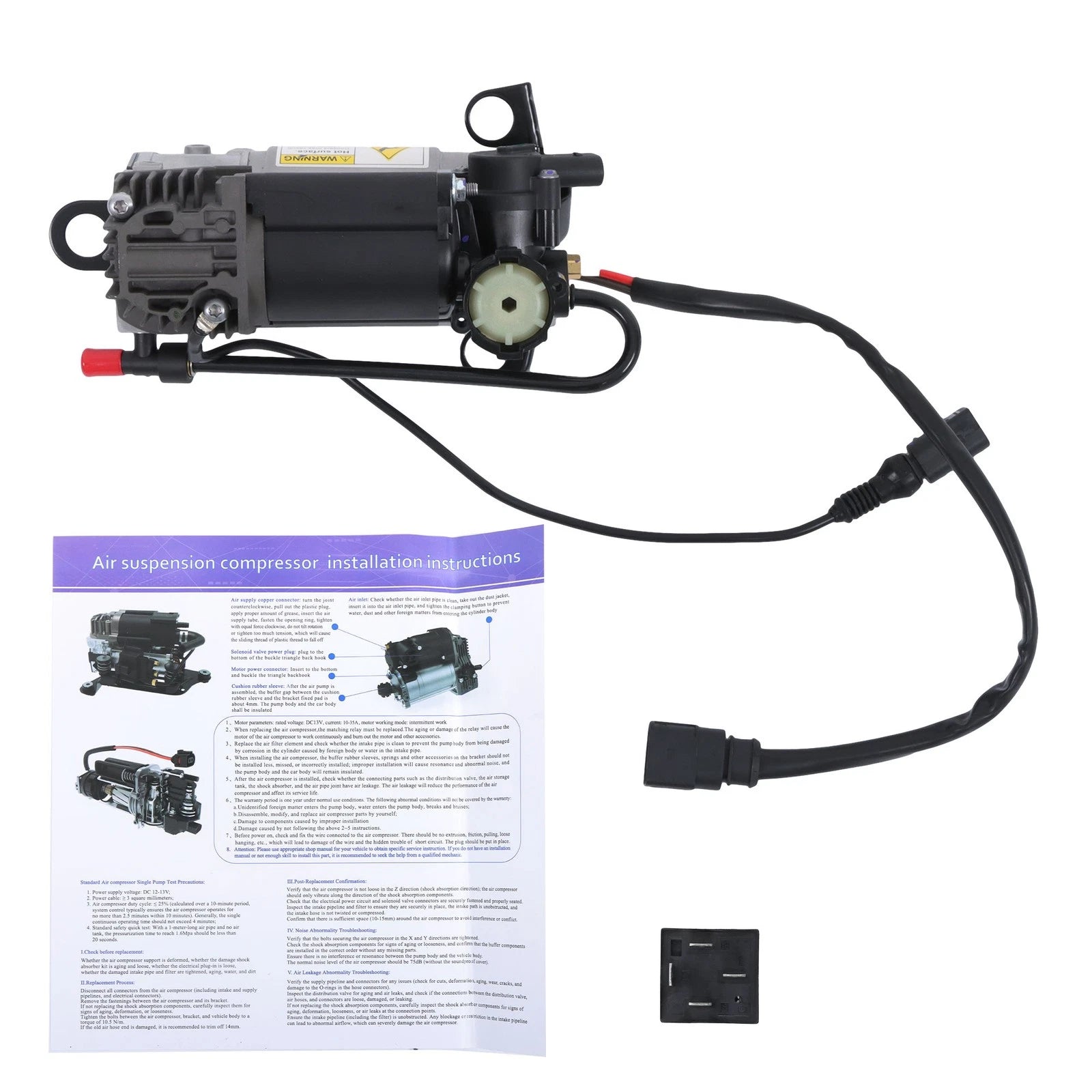 Air Suspension Compressor Pump for Bentley GTC Convertible (2007-2012)