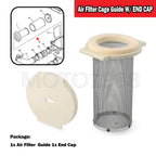 Air Filter Cage Guide & ENDCAP for Yamaha Big Bear 350 YFM350 FH/FW/U (1987–1999)