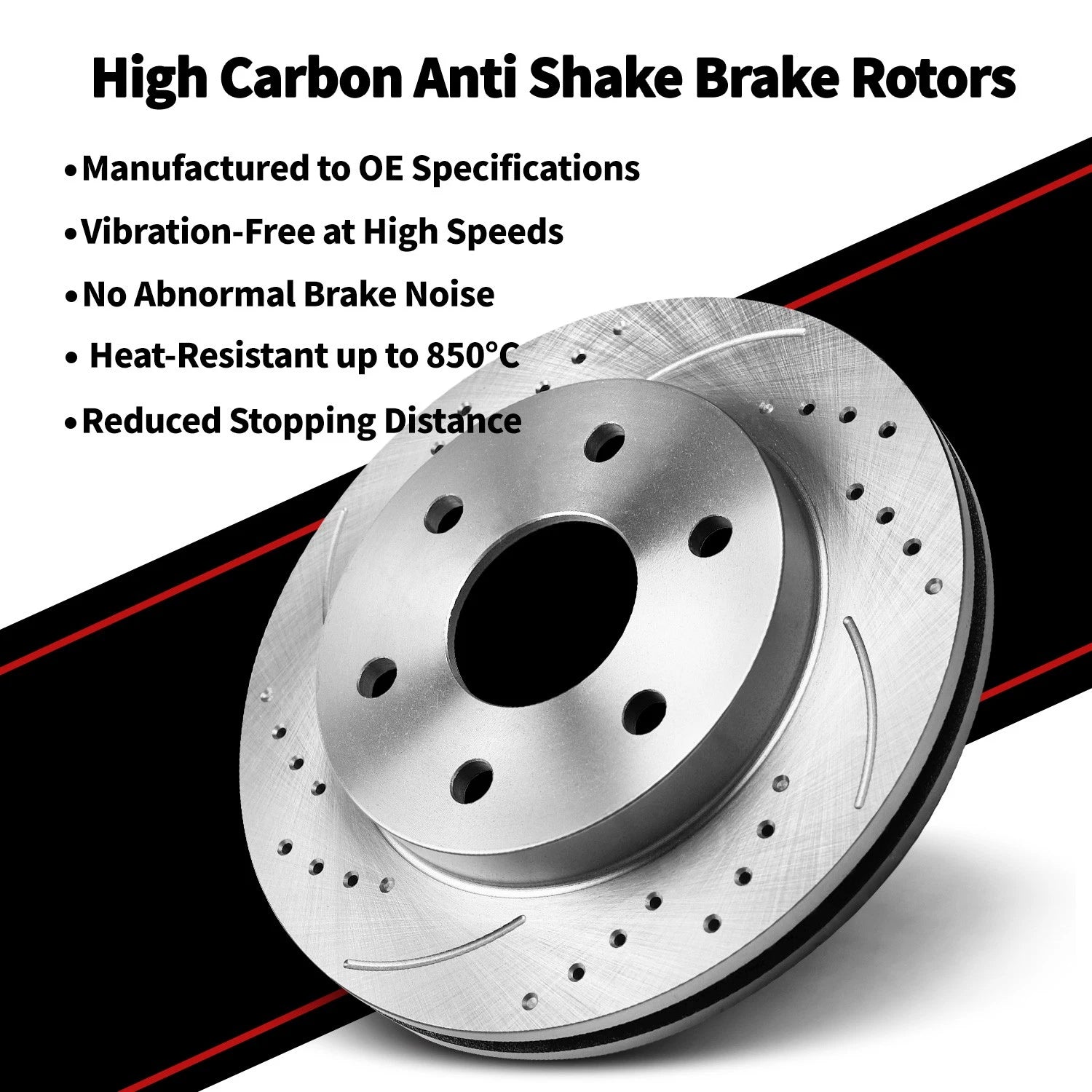 Front Brake Rotors & Pads Kit for Toyota Tacoma (2005–2015)