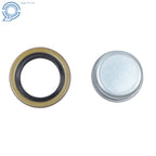 Spindle with Trailer Bearing Kit for 5 on 4.5 Trailer Hub (Round)