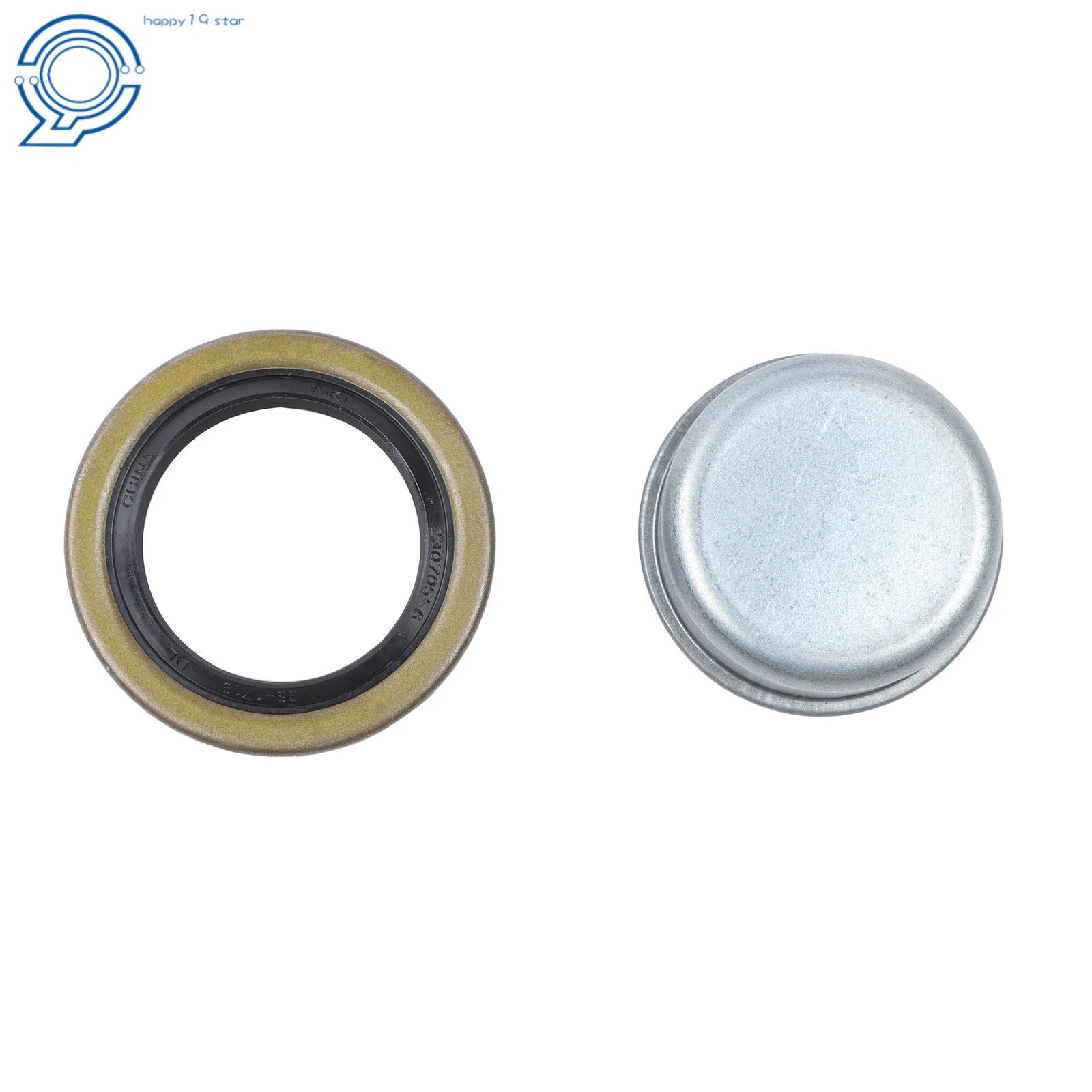 Spindle with Trailer Bearing Kit for 5 on 4.5 Trailer Hub (Round)