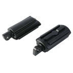 1-1/4" Matte Black Short Angled Highway Engine Guard Footpeg Pegs for