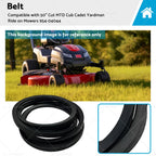 Deck Belt 50" Cut for MTD Cub Cadet Yardman (Fits 954-04044)