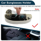 Sunglasses Case for Volkswagen Golf 6 (2009–2013) Eyeglasses Holder Beige