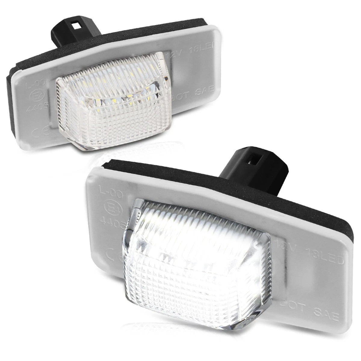 Nuvision White LED License Plate Lights for Mazda Protege5/Tribute/MPV/Escape (1999–2007)