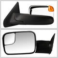 Pair of Chrome Powered Side Towing Mirrors with LED for Dodge RAM (1994–1997)