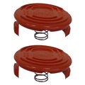 2 Trimmer Spool Cap w/ Spring RC-100-P for Black Decker GH400 GH500 GH600 CST2000