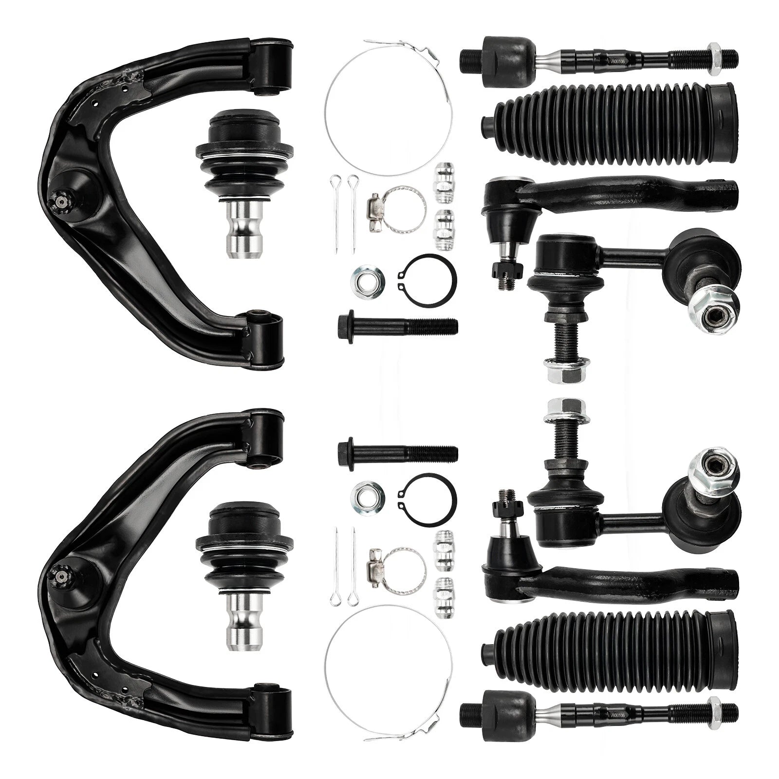 Front Control Arms, Sway Bar & Tie Rod Ends for Nissan Frontier (2005–2019)