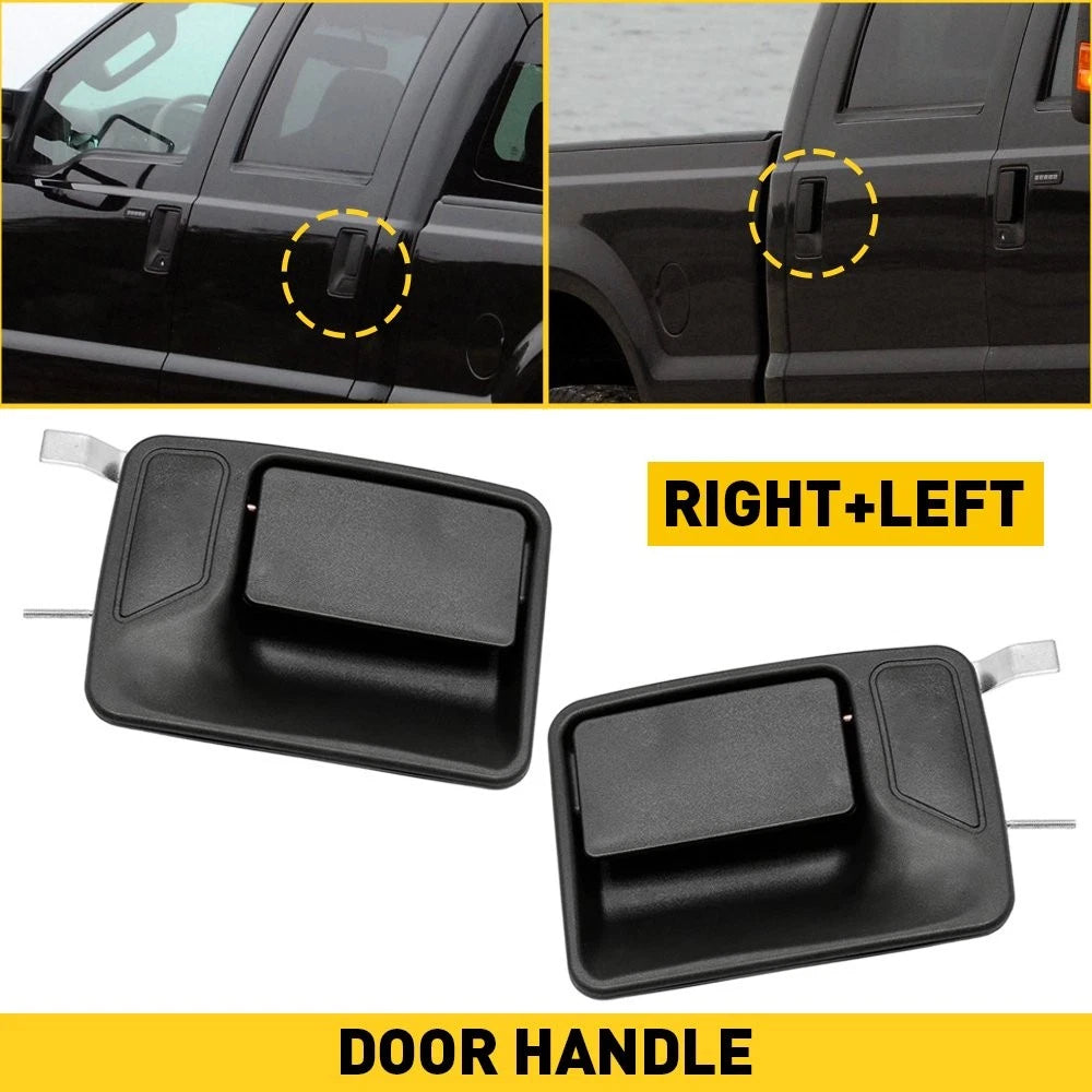 Set of 2 Outside Door Handles for Ford Super Duty F250 F350 (1999–2016)