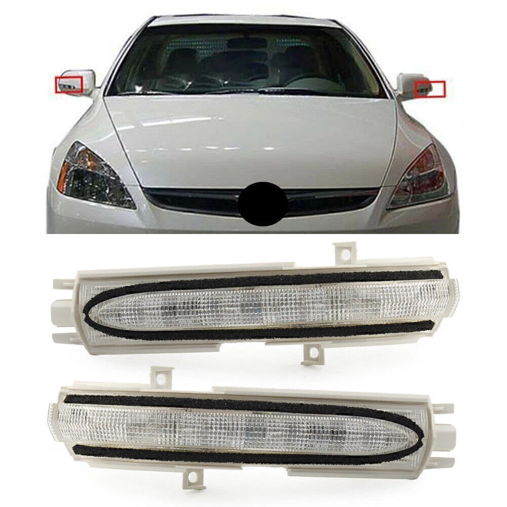 Pair Side Rear View Mirror Turn Signal for Honda Accord Acura TSX (2004–2008)