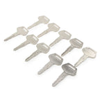 10 Pcs Ignition Keys for Komatsu Excavator Dozer Loader