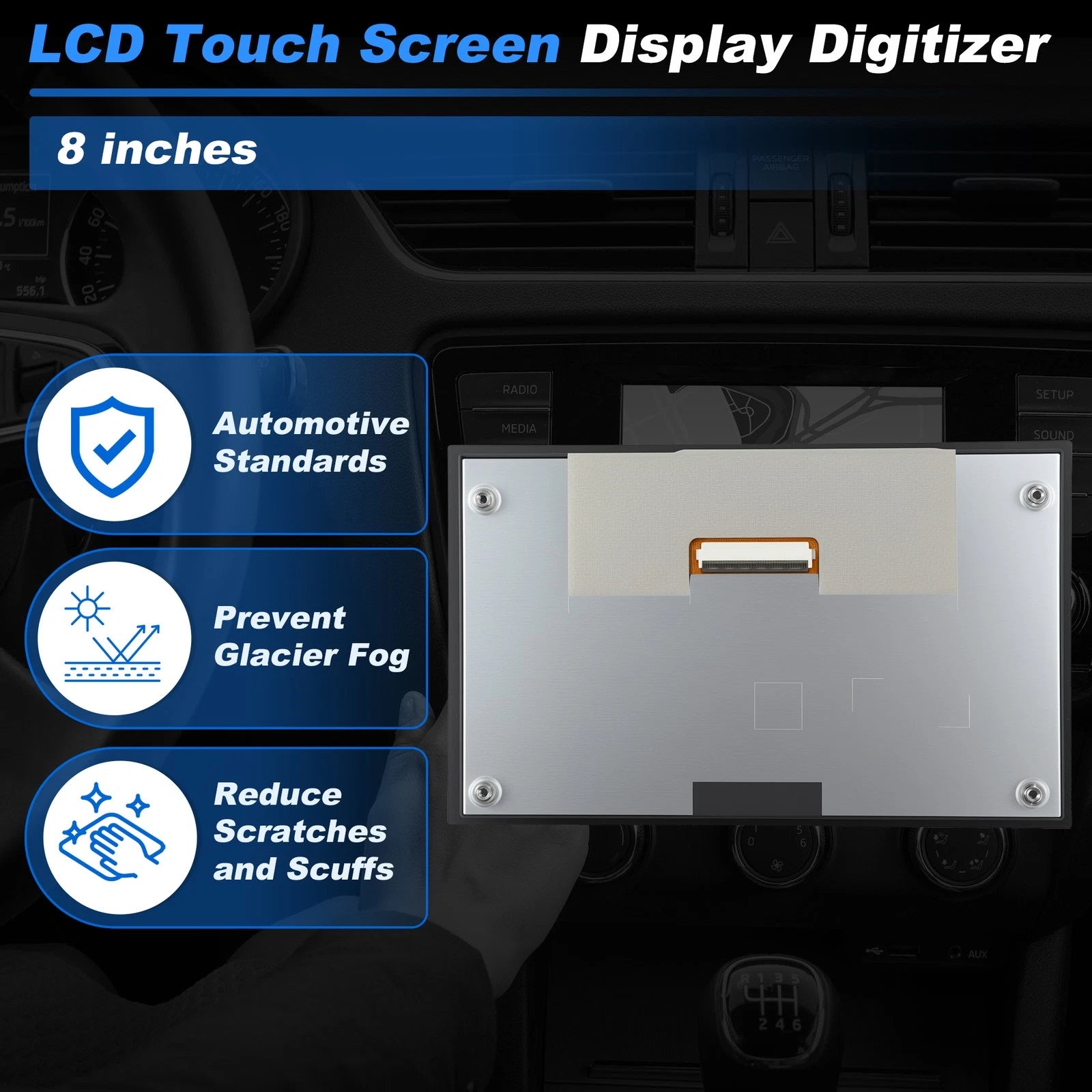 8" LCD Touch Screen Glass Digitizer for Hyundai Tucson (2021–2023) TDO0797F00136