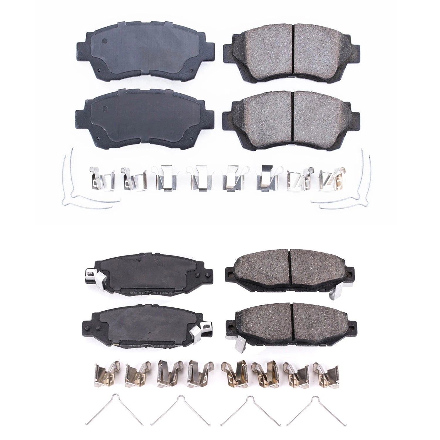 PowerStop Z17 Low-Dust Ceramic Disc Brake Pads Kit for Lexus SC300 (1992–2000)