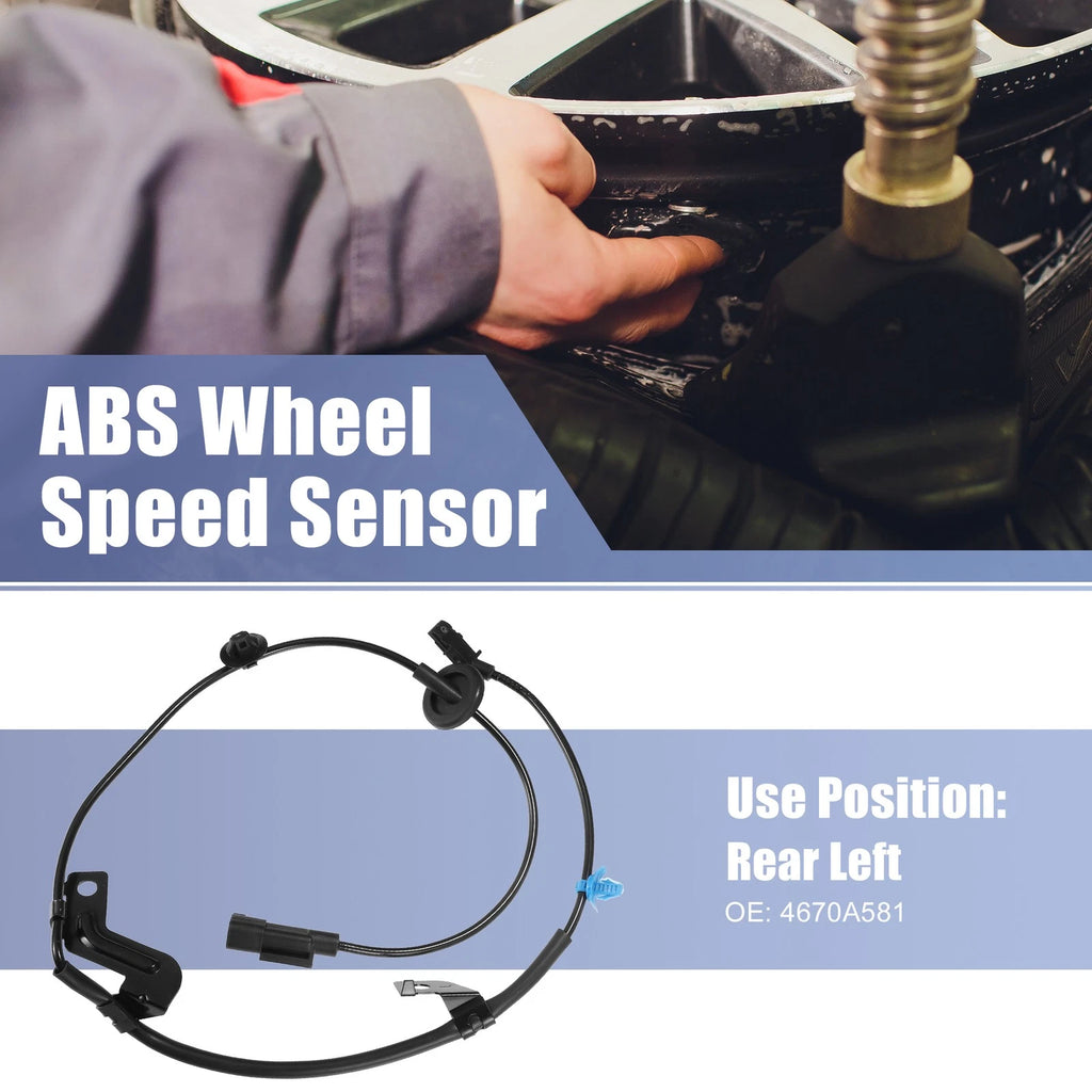 Rear Left ABS Wheel Speed Sensor No. 4670A581 for Mitsubishi Outlander (2003–2006)