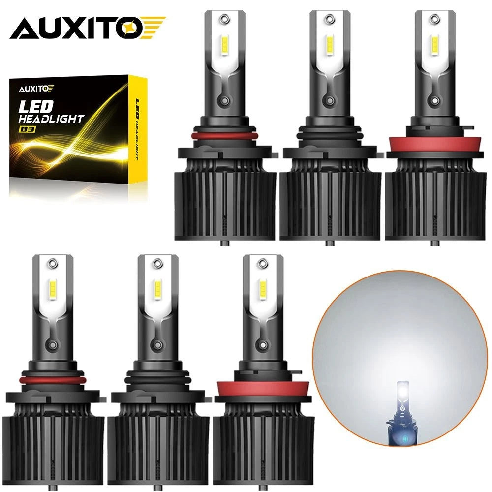 6X Combo 9005 9006 H11 LED Headlight Fog Light Bulbs Kit for