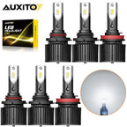6X Combo 9005 9006 H11 LED Headlight Fog Light Bulbs Kit for