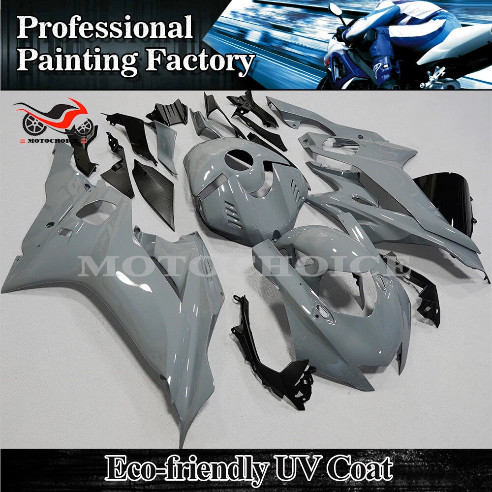 Glossy Grey Fairing Kit for Yamaha YZF R6 (2017–2020)