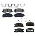 Set of 4 TRW Pro Ceramic Brake Pads for Chrysler Dodge Jeep