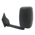 Replacement Black Smooth Driver Side Manual Door Mirror (See Compatible Chart)