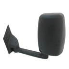 Replacement Black Smooth Driver Side Manual Door Mirror (See Compatible Chart)